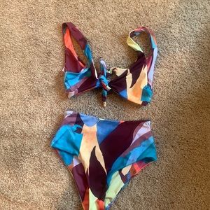 Shein two piece high waisted swimsuit